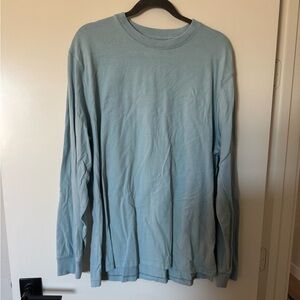 American Eagle Outfitters Sky Blue Long Sleeve Tee